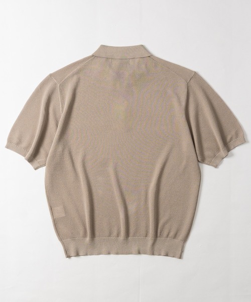 JOHN'S CLOSET(ジョンズクローゼット)の「【s】ルーズシルエット ドライタッチ鹿の子 ポロシャツ 接触冷感/透かし編み(ポロシャツ・メンズ・グレイッシュベージュ/チャコールグレー/ブラック・MEDIUM/LARGE)」の17枚目の写真