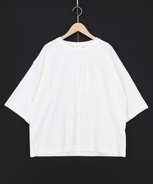 162693:オーロラ箔スカラーちゃん 接触冷感Tシャツ