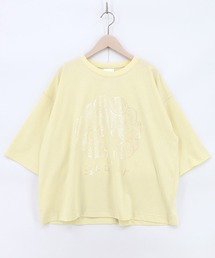 162693：オーロラ箔スカラーちゃん 接触冷感Tシャツ