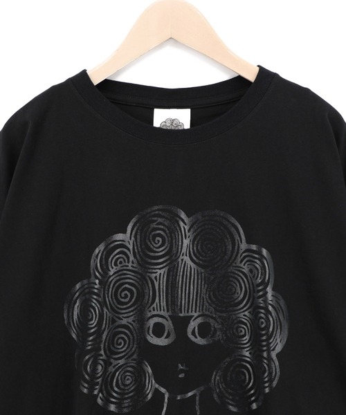 ScoLar（スカラー）の「162693：オーロラ箔スカラーちゃん 接触冷感Tシャツ（Tシャツ/カットソー・レディース・ピンク/オフホワイト/イエロー/ブラック・M）」の14枚目の写真