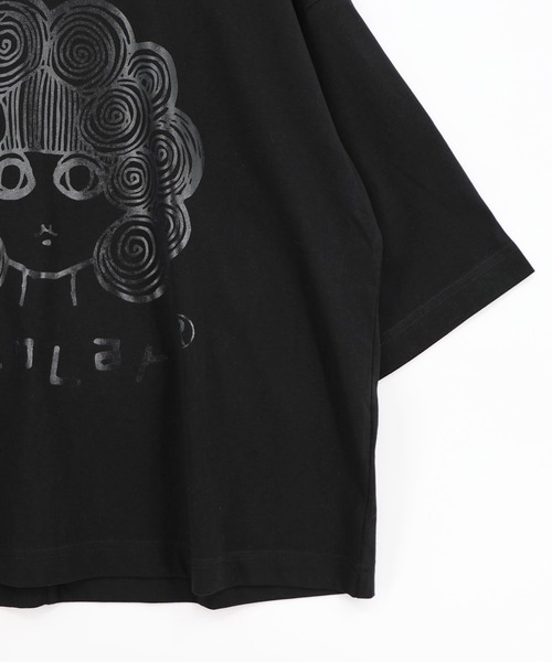 ScoLar（スカラー）の「162693：オーロラ箔スカラーちゃん 接触冷感Tシャツ（Tシャツ/カットソー・レディース・ピンク/オフホワイト/イエロー/ブラック・M）」の16枚目の写真