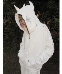 L.H.P（エルエイチピー）の「CFIERCE/フィアス/CRYING UNICORN HOODIE（パーカー）」