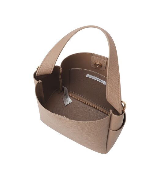 AMERICAN HOLIC(アメリカンホリック)の「【2点セット】2WAYワンハンドルミニトート+ポーチ(トートバッグ・レディース・グレイッシュベージュ/ブラック/ライトイエロー・FREE)」の12枚目の写真