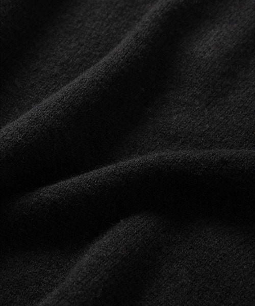 NONBLANK(ノンブランク)の「ウールカラー ニット_BLACK(ニット/セーター・メンズ・ブラック・MEDIUM/LARGE/X-LARGE)」の8枚目の写真