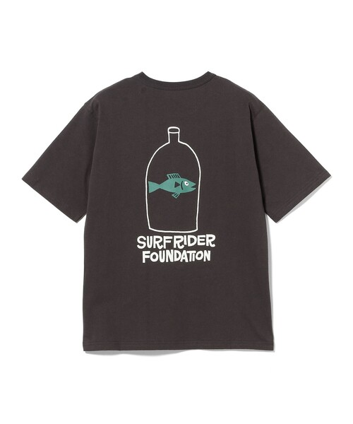 NEW ERA(ニューエラ)の「NEW ERA × SURFRIDER FOUNDATION × YUSUKE HANAI / ウォッシュドコットン Tシャツ フィッシュ(Tシャツ/カットソー・メンズ・オフホワイト/ブラック系その他4・LARGE/X-LARGE/MEDIUM/SMALL)」の9枚目の写真