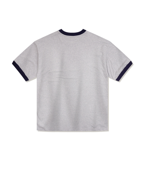 FABULOUS ARCHIVE(ファビュラスアーカイブ)の「ペガサスアイレットポケットリンガー半袖Tシャツメラングレーブラック(FCG2TS813M)(Tシャツ/カットソー・レディース・ライトグレー・MEDIUM/LARGE)」の7枚目の写真