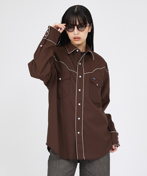 Wrangler(ラングラー)の「【Wrangler / ラングラー】W12116 WESTERN SHRTS / ウエスタンシャツ / ユニセックス(シャツ/ブラウス・メンズ・ブラウン/ブラック・L/M)」の11枚目の写真