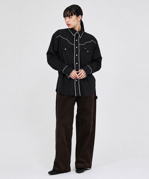 Wrangler(ラングラー)の「【Wrangler / ラングラー】W12116 WESTERN SHRTS / ウエスタンシャツ / ユニセックス(シャツ/ブラウス・メンズ・ブラウン/ブラック・L/M)」の13枚目の写真