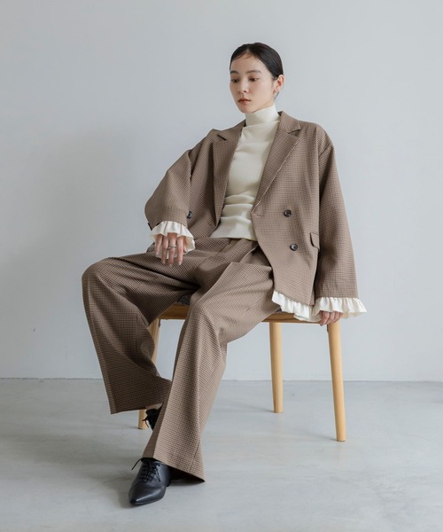 LOWRYS FARM(ローリーズファーム)の「ラナテックワイドパンツ 730196(その他パンツ・レディース・グレー系その他/ブラウン系その他5/グレー系その他5/ブラウン系その他・SMALL/LARGE/MEDIUM)」の13枚目の写真