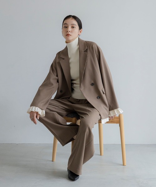 LOWRYS FARM(ローリーズファーム)の「ラナテックワイドパンツ 730196(その他パンツ・レディース・グレー系その他/ブラウン系その他5/グレー系その他5/ブラウン系その他・SMALL/LARGE/MEDIUM)」の14枚目の写真