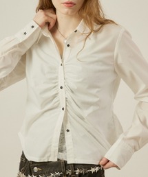 gather design shirt / ギャザーデザインシャツ