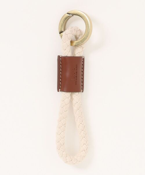 A.P.C.(アーペーセー)の「PORTE-CLEF CORDE TRESSEE(キーホルダー・レディース・ブラウン系その他・ONESIZE)」の1枚目の写真