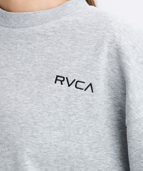 RVCA(ルーカ)の「RVCA/ルーカ トレーナー スウェット BG044001(スウェット・レディース・ヘザーグレー/スミクロ/ライトピンク/キナリ・M/S)」の13枚目の写真