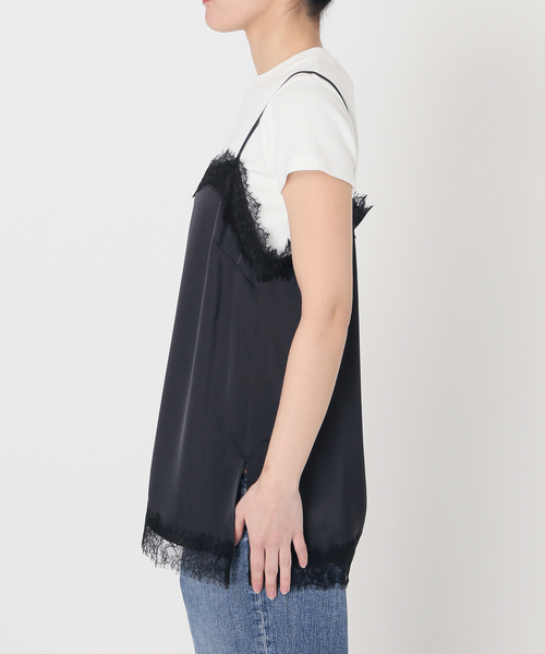 Spick & Span(スピックアンドスパン)の「《追加3》サテンレースキャミソール(キャミソール・レディース・チャコールグレー/ホワイト・FREE)」の17枚目の写真