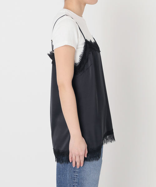 Spick & Span(スピックアンドスパン)の「《追加3》サテンレースキャミソール(キャミソール・レディース・チャコールグレー/ホワイト・FREE)」の19枚目の写真