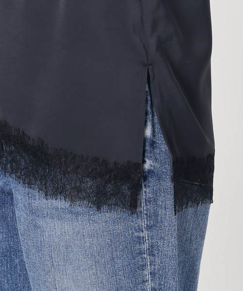 Spick & Span(スピックアンドスパン)の「《追加3》サテンレースキャミソール(キャミソール・レディース・チャコールグレー/ホワイト・FREE)」の21枚目の写真