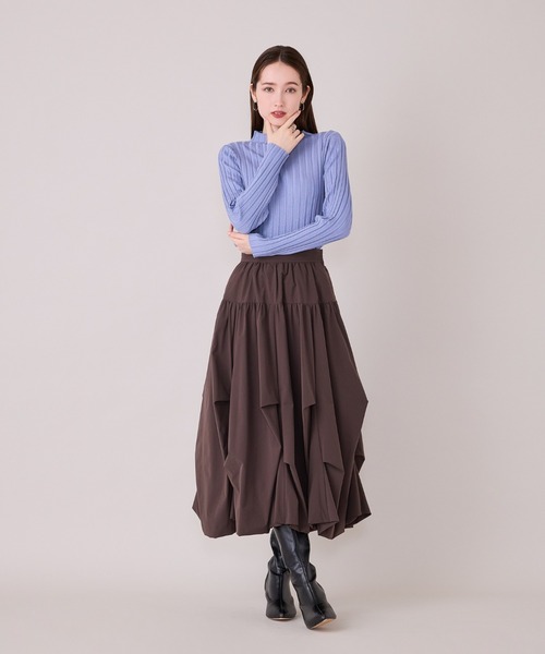 Audie a Muses(オーディアミューズ)の「ラメリブニットプルオーバー(ニット/セーター・レディース・ブルー/ブラウン/ブラック・38/42)」の18枚目の写真