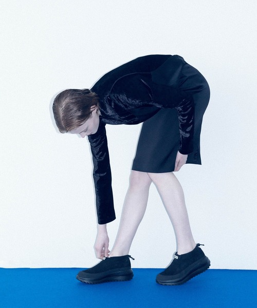 HUNTER（ハンター）の「【HUNTER for ADAM ET ROPE'】別注TRAVEL FLOW SUEDE TRAINER（スニーカー・レディース・ブラック/ダークブラウン/グレー系その他・23/24/25/26/27/28）」の7枚目の写真