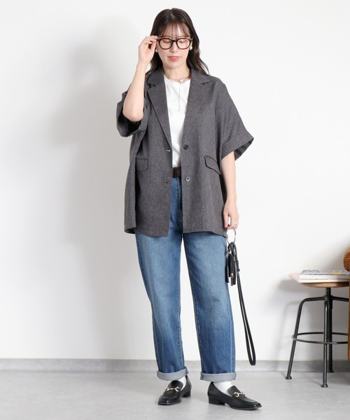 cepo(セポ)の「ストレッチクロップド イージーデニムパンツ(デニムパンツ・レディース・ブルー系1/ブルー系2/ワンウォッシュ・S/L/M)」の19枚目の写真