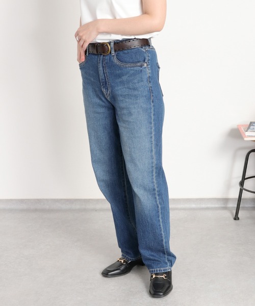 cepo(セポ)の「ストレッチクロップド イージーデニムパンツ(デニムパンツ・レディース・ブルー系1/ブルー系2/ワンウォッシュ・S/L/M)」の22枚目の写真
