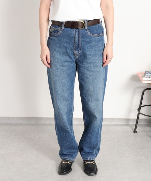 cepo(セポ)の「ストレッチクロップド イージーデニムパンツ(デニムパンツ・レディース・ブルー系1/ブルー系2/ワンウォッシュ・S/L/M)」の21枚目の写真