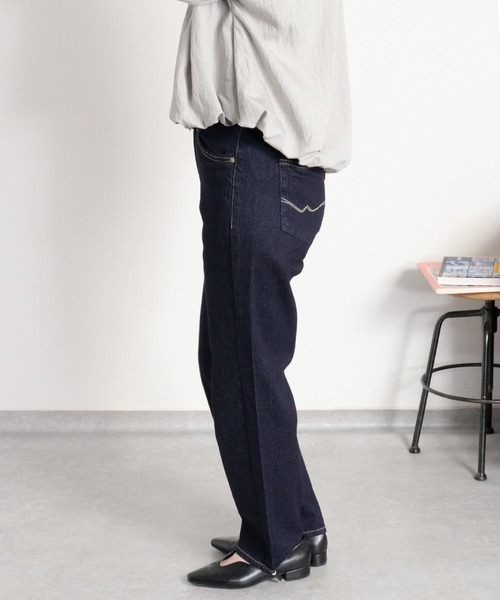 cepo(セポ)の「ストレッチクロップド イージーデニムパンツ(デニムパンツ・レディース・ブルー系1/ブルー系2/ワンウォッシュ・S/L/M)」の8枚目の写真