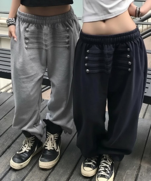 LAMPOON(ランプーン)の「ナポレオンスエットパンツ(スウェットパンツ・レディース・ブラック・SMALL/MEDIUM)」の6枚目の写真