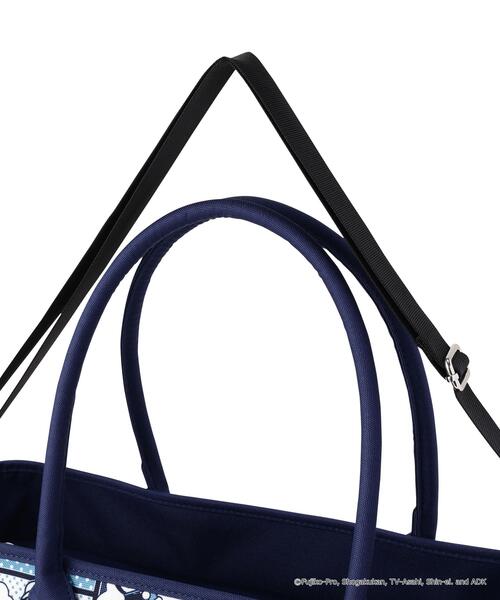 Jack Bunny!!（ジャックバニー）の「【Jack Bunny!!】【ドラえもん】コミック柄トートバッグ (UNISEX)（トートバッグ・レディース・オレンジ/ネイビー・FREE）」の4枚目の写真