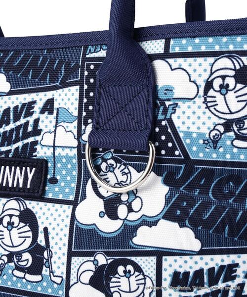 Jack Bunny!!（ジャックバニー）の「【Jack Bunny!!】【ドラえもん】コミック柄トートバッグ (UNISEX)（トートバッグ・レディース・オレンジ/ネイビー・FREE）」の9枚目の写真