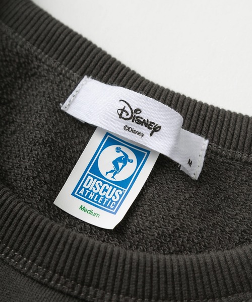 Disney(ディズニー)の「【71】【DISCUS/ディスカス】【Disney/ディズニー】ミッキーマウス 裏毛 クルーネック スウェット/ワンポイントワッペン/ユニセックス(スウェット・レディース・ブラック系1/ホワイト系/ホワイト/ホワイト系1/ブラック系2/ホワイト系2/ブラック/ブラック系・M/L)」の14枚目の写真