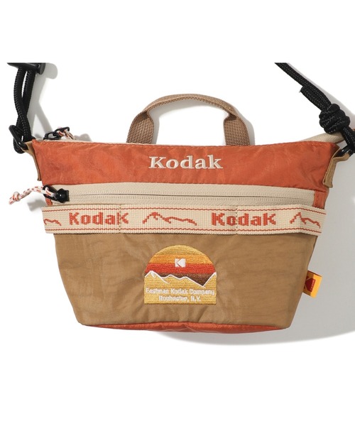 KODAK（コダック）の「コダックアパレル  Hardy Kodachrome Mini Cross Bag（ショルダーバッグ・メンズ・オレンジ・ﾌﾘ-）」の4枚目の写真