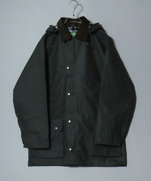ANPAS(アンパス)の「【ROCKALL】”BOLTON” WAXEDJACKET made in ENGLAND / 【ロッコール】英国製 ”ボルトン” ワックスドジャケット ハンティングジャケット アウトドア ブルゾン 襟コーデュロイ フード着脱可(ブルゾン・メンズ・オリーブ/ネイビー/ブラウン・M/L/XL)」の18枚目の写真