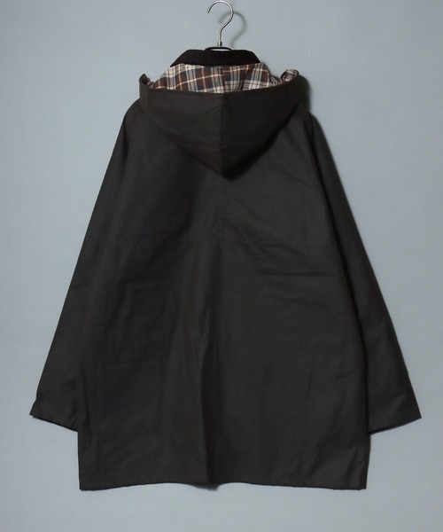 ANPAS(アンパス)の「【ROCKALL】”BOLTON” WAXEDJACKET made in ENGLAND / 【ロッコール】英国製 ”ボルトン” ワックスドジャケット ハンティングジャケット アウトドア ブルゾン 襟コーデュロイ フード着脱可(ブルゾン・メンズ・オリーブ/ネイビー/ブラウン・M/L/XL)」の11枚目の写真