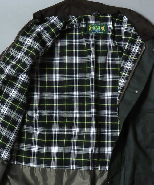 ANPAS(アンパス)の「【ROCKALL】”BOLTON” WAXEDJACKET made in ENGLAND / 【ロッコール】英国製 ”ボルトン” ワックスドジャケット ハンティングジャケット アウトドア ブルゾン 襟コーデュロイ フード着脱可(ブルゾン・メンズ・オリーブ/ネイビー/ブラウン・M/L/XL)」の20枚目の写真