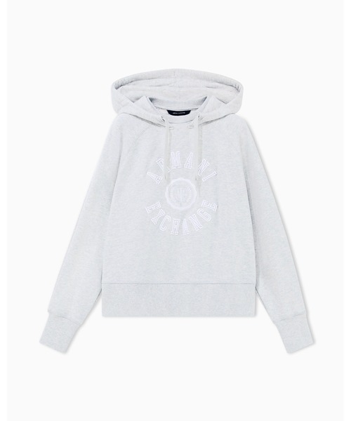 ARMANI EXCHANGE(アルマーニエクスチェンジ)の「【A|X アルマーニ エクスチェンジ】CO エンブロイダリーロゴ フーデッドスウェットシャツ(スウェット・レディース・グレー・X-SMALL/X-LARGE/SMALL/MEDIUM/LARGE)」の6枚目の写真