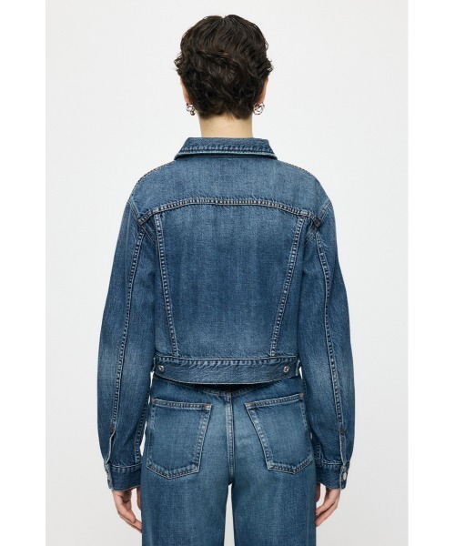 MOUSSY(マウジー)の「【26年AW新作】【再入荷】TENCEL(TM) DENIM ショートジャケット(デニムジャケット・レディース・ワンウォッシュ/ブルー・FREE)」の11枚目の写真