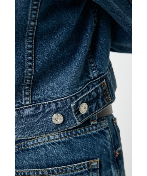 MOUSSY(マウジー)の「【26年AW新作】【再入荷】TENCEL(TM) DENIM ショートジャケット(デニムジャケット・レディース・ワンウォッシュ/ブルー・FREE)」の16枚目の写真
