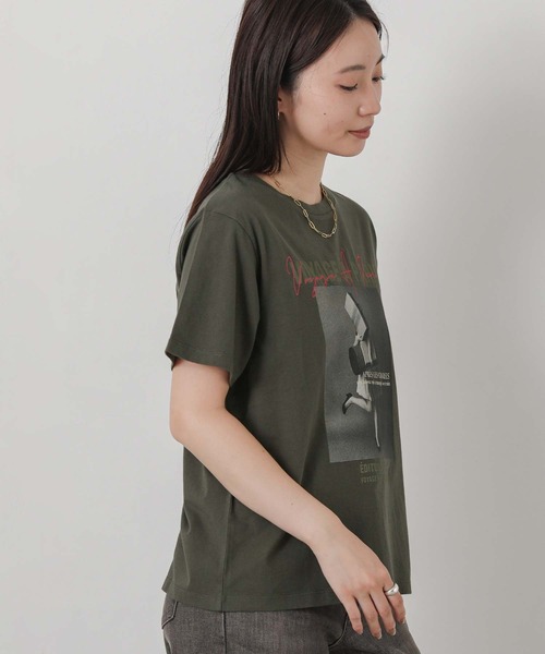 Gready Brilliant(グレディブリリアン)の「VOYAGEフォトカットソー(Tシャツ/カットソー・レディース・チャコールグレー・FREE)」の17枚目の写真