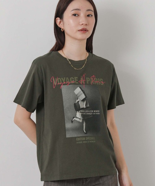 Gready Brilliant(グレディブリリアン)の「VOYAGEフォトカットソー(Tシャツ/カットソー・レディース・チャコールグレー・FREE)」の18枚目の写真