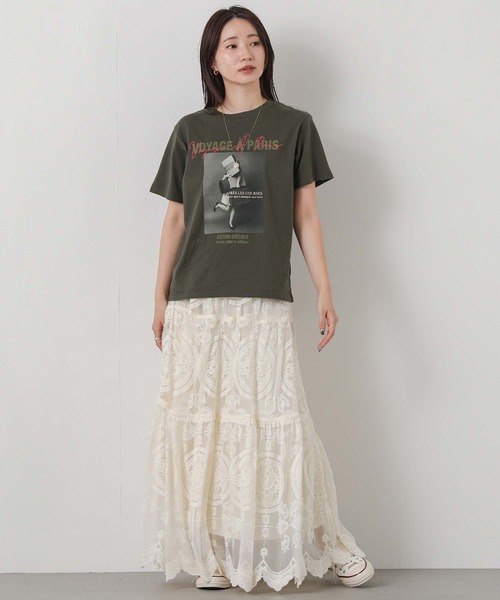 Gready Brilliant(グレディブリリアン)の「VOYAGEフォトカットソー(Tシャツ/カットソー・レディース・チャコールグレー・FREE)」の19枚目の写真