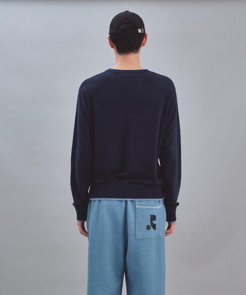 Rest&Recreation(レストアンドレクリエーション)の「LAYERED V-NECK WOOL KNIT - NAVY(ニット/セーター・レディース・その他・LARGE/SMALL)」の7枚目の写真