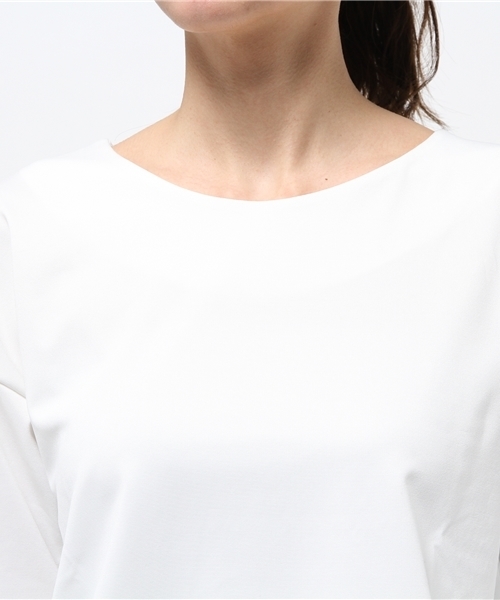 one after another NICE CLAUP（ワンアフターアナザーナイスクラップ）の「【ナイスクラップ】後ろレースカットソー（Tシャツ/カットソー・レディース・オフホワイト/ピンクベージュ/ネイビー・FREE）」の13枚目の写真