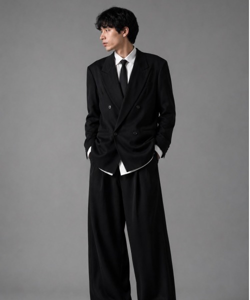 SOSHIOTSUKI(ソウシオオツキ)の「JACKET(テーラードジャケット・メンズ・ブラック/グレー・46/48)」の3枚目の写真