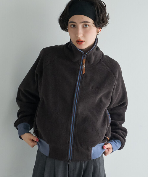 FREAK'S STORE(フリークスストア)の「Foxfire × FREAK'S STORE/フォックスファイヤー フリース スタンド ジップ ブルゾン(パーカー・レディース・グレー/ピンク/ブラウン・フリ-)」の21枚目の写真