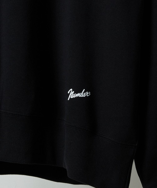 NUMBER (N)INE(ナンバーナイン)の「FIRM COTTON LIGHT SHORT PILE L/S SWEATSHIRT / ファーム コットン ライト ミニ裏毛 クルーネック スウェット(スウェット・メンズ・トップグレー/ブラック・M/XL/L)」の6枚目の写真
