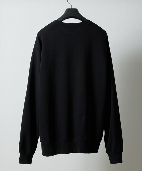 NUMBER (N)INE(ナンバーナイン)の「FIRM COTTON LIGHT SHORT PILE L/S SWEATSHIRT / ファーム コットン ライト ミニ裏毛 クルーネック スウェット(スウェット・メンズ・トップグレー/ブラック・M/XL/L)」の7枚目の写真