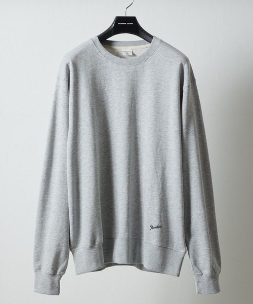 NUMBER (N)INE(ナンバーナイン)の「FIRM COTTON LIGHT SHORT PILE L/S SWEATSHIRT / ファーム コットン ライト ミニ裏毛 クルーネック スウェット(スウェット・メンズ・トップグレー/ブラック・M/XL/L)」の8枚目の写真