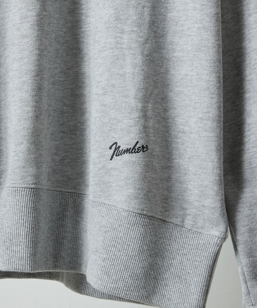 NUMBER (N)INE(ナンバーナイン)の「FIRM COTTON LIGHT SHORT PILE L/S SWEATSHIRT / ファーム コットン ライト ミニ裏毛 クルーネック スウェット(スウェット・メンズ・トップグレー/ブラック・M/XL/L)」の11枚目の写真