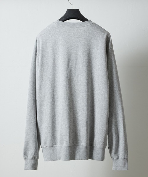 NUMBER (N)INE(ナンバーナイン)の「FIRM COTTON LIGHT SHORT PILE L/S SWEATSHIRT / ファーム コットン ライト ミニ裏毛 クルーネック スウェット(スウェット・メンズ・トップグレー/ブラック・M/XL/L)」の12枚目の写真