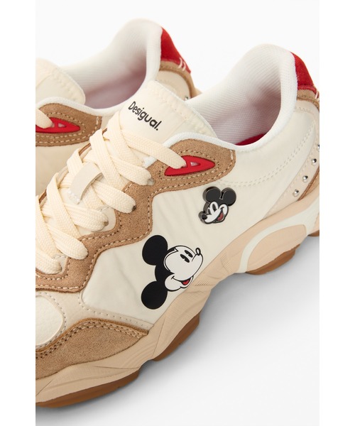 Desigual(デシグアル)の「Mickey mouse chunky sneaker / ミッキーマウスチャンキースニーカー(スニーカー・レディース・ホワイト・41/39/38/40)」の3枚目の写真